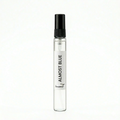 Small clear spray bottle labeled 'Almost Blue' on a white background